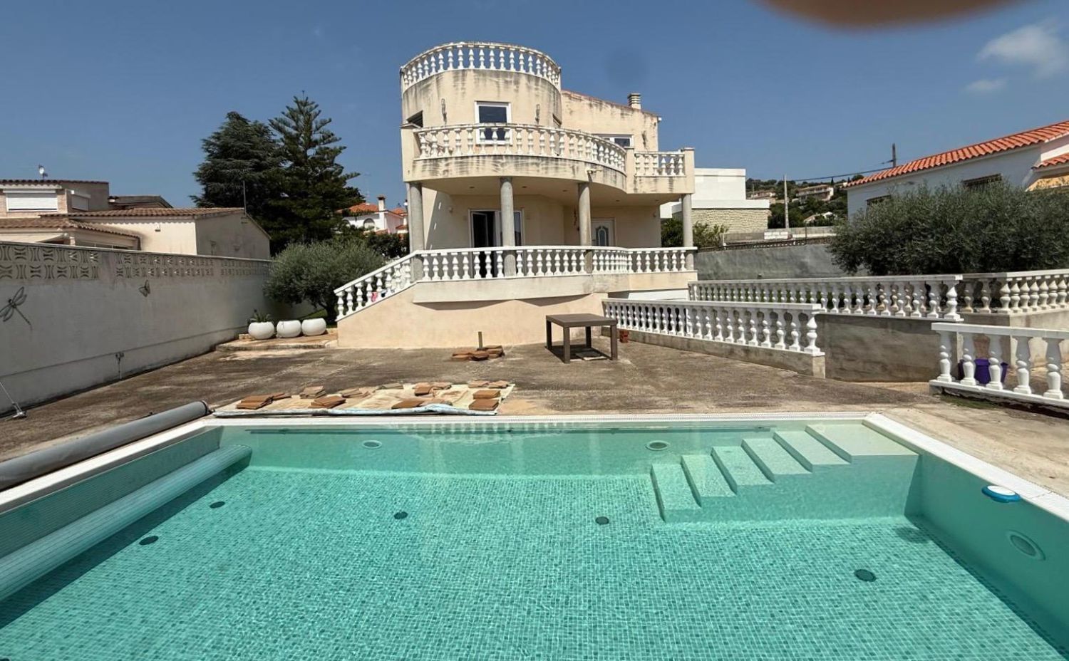 Swimming pool of House or chalet for sale in Vinaròs  with Air Conditioner, Heating and Terrace