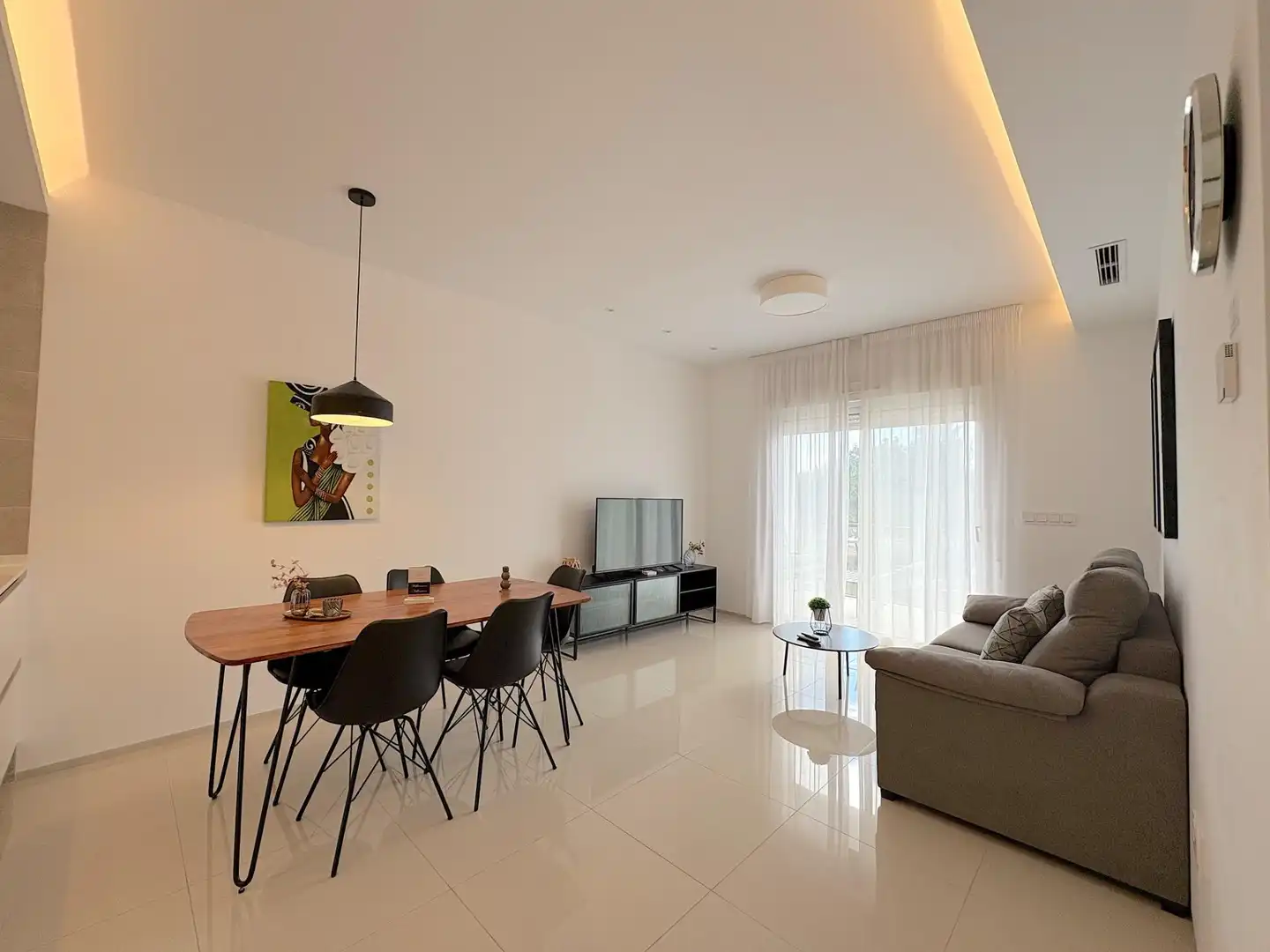 Sala de estar de Apartamento en venta en Rojales con Aire acondicionado, Jardín privado y Terraza