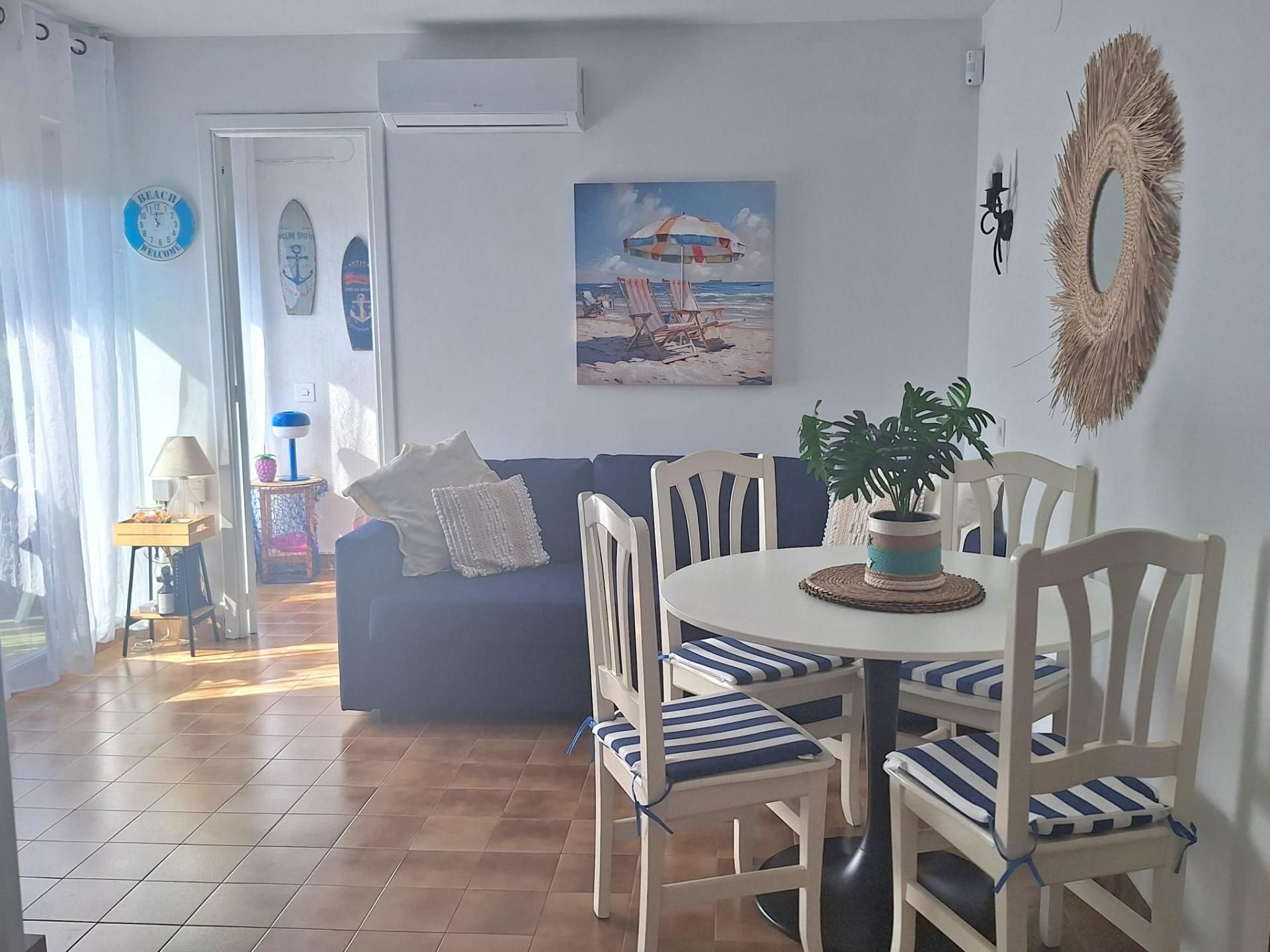 Dining room of Apartment for sale in Alcanar  with Air Conditioner, Private garden and Furnished