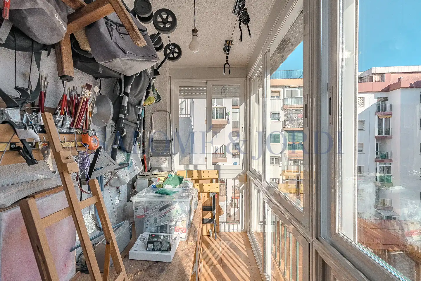 Terrasse von Wohnung zum Verkauf in Vilassar de Mar mit Klimaanlage, Heizung und Parkett