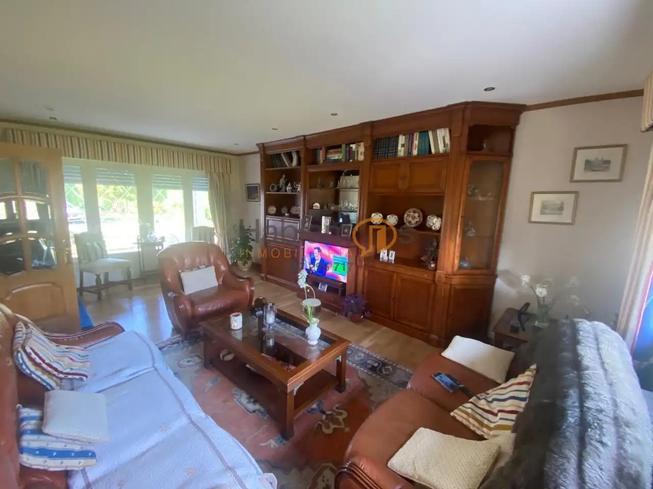 Sala de estar de Casa o chalet en venta en A Illa de Arousa  con Calefacción, Jardín privado y Terraza