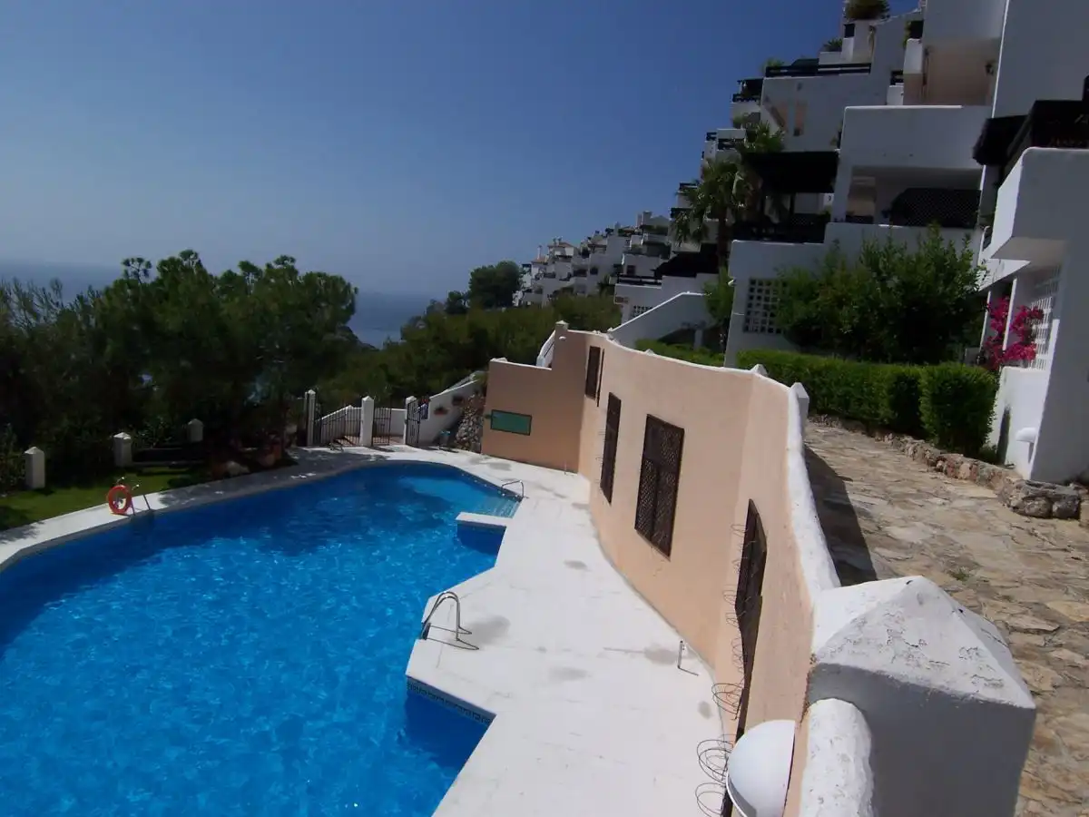Swimming pool of Apartments for rent in Almuñécar  with Air Conditioner, Heating and Terrace