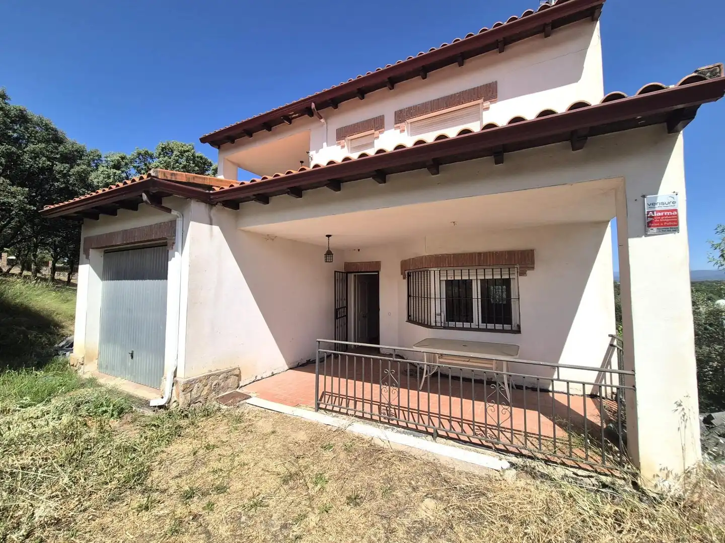 Exterior view of Houses for sale in El Casar de Escalona  with Heating, Terrace and Swimming Pool