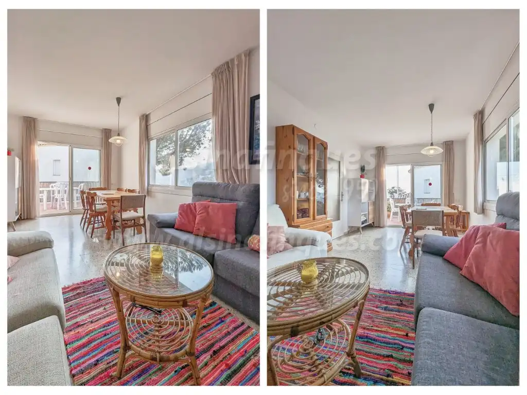 Sala d'estar de Casa o xalet en venda en Lloret de Mar amb Jardí privat, Terrassa i Balcó