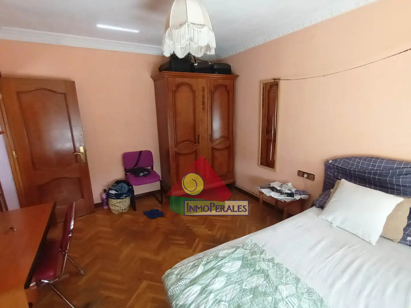 Schlafzimmer von Wohnung zum Verkauf in Madrid mit Heizung, Parkett und Terrasse