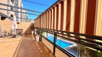 Terrace of Flat for sale in Alicante / Alacant  with Air Conditioner, Heating and Private garden