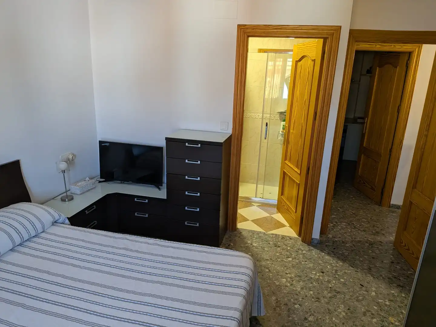 Bedroom of Flat for rent in Alhendín  with Air Conditioner, Heating and Terrace