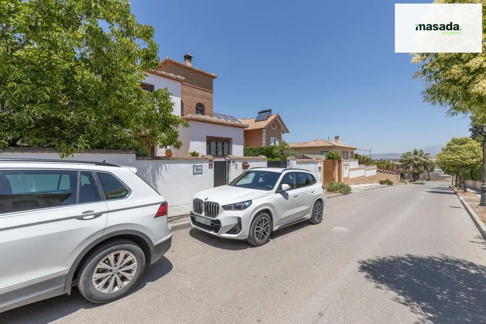 Vista exterior de Casa o chalet en venta en Vegas del Genil con Calefacción, Jardín privado y Piscina