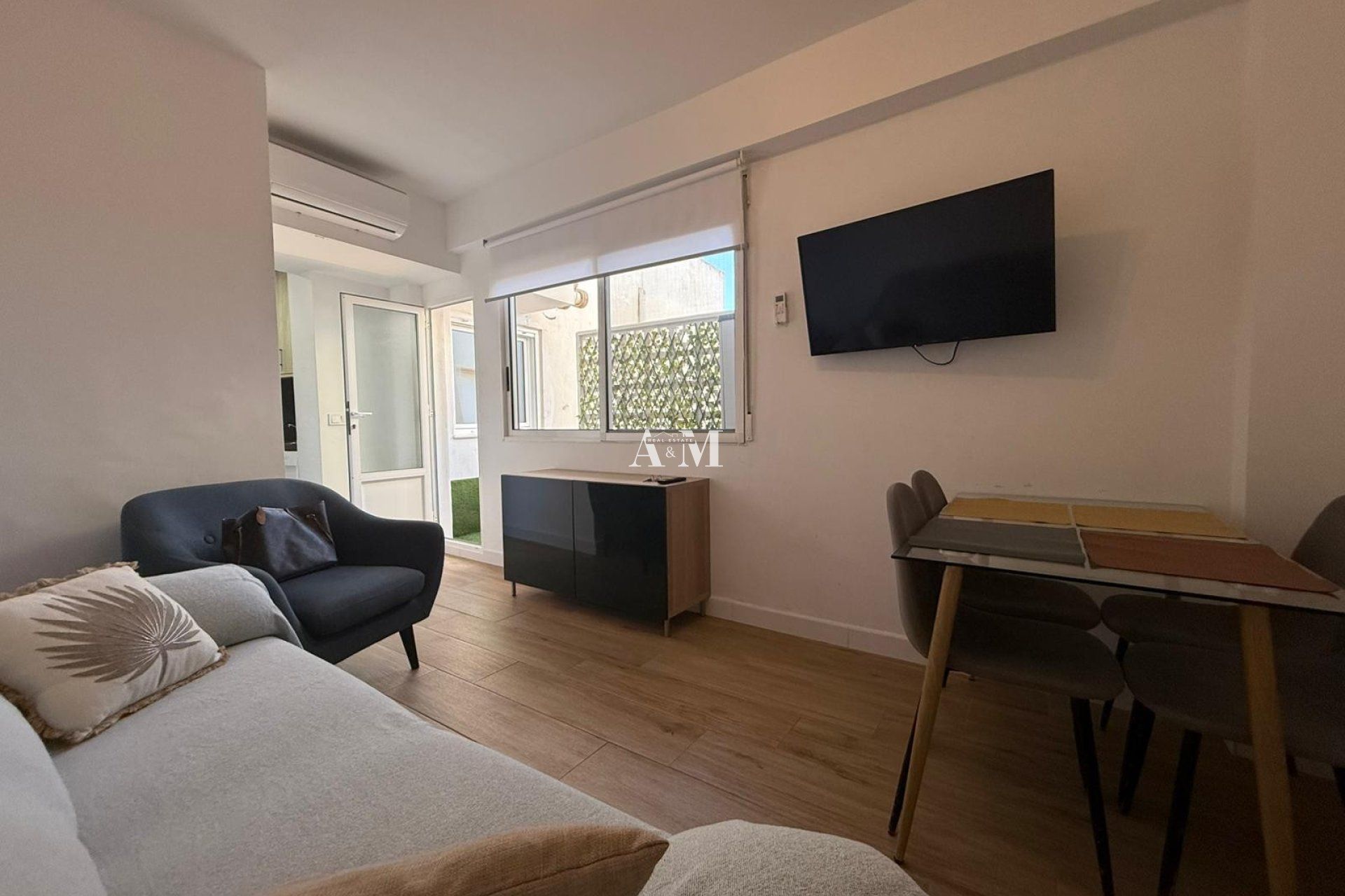 Living room of Flat to rent in Pilar de la Horadada  with Air Conditioner, Heating and Terrace