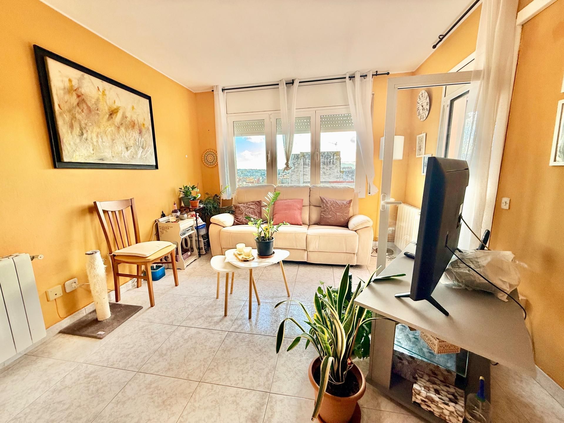 Living room of Flat for sale in Blanes  with Air Conditioner and Balcony