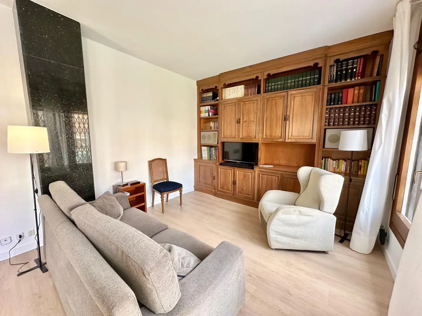 Wohnzimmer von Wohnung zur untervermieten in L'Hospitalet de Llobregat mit Klimaanlage, Heizung und Terrasse