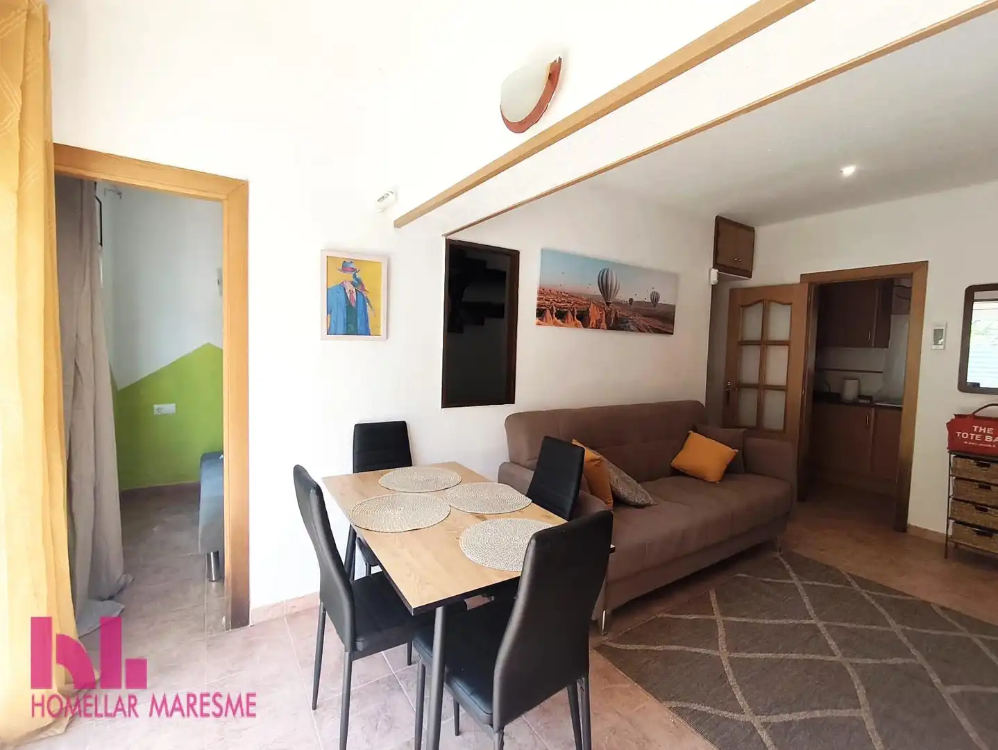 Living room of Flat for sale in Santa Susanna  with Terrace and Community pool