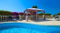 Jardí de Casa o xalet en venda en Benissa amb Aire condicionat, Terrassa i Piscina