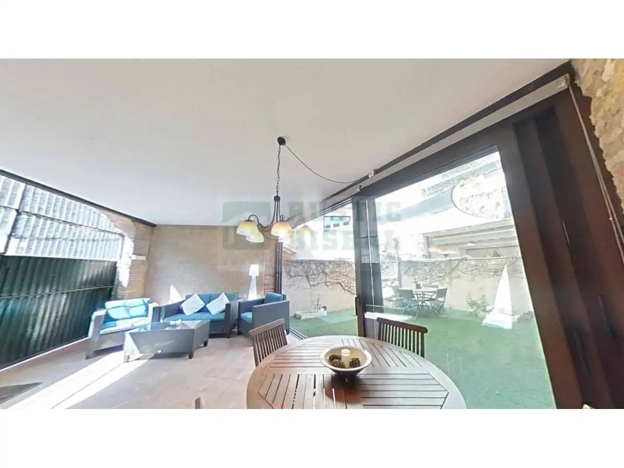 Garden of Apartments for rent in Palau-sator  with Air Conditioner, Heating and Furnished