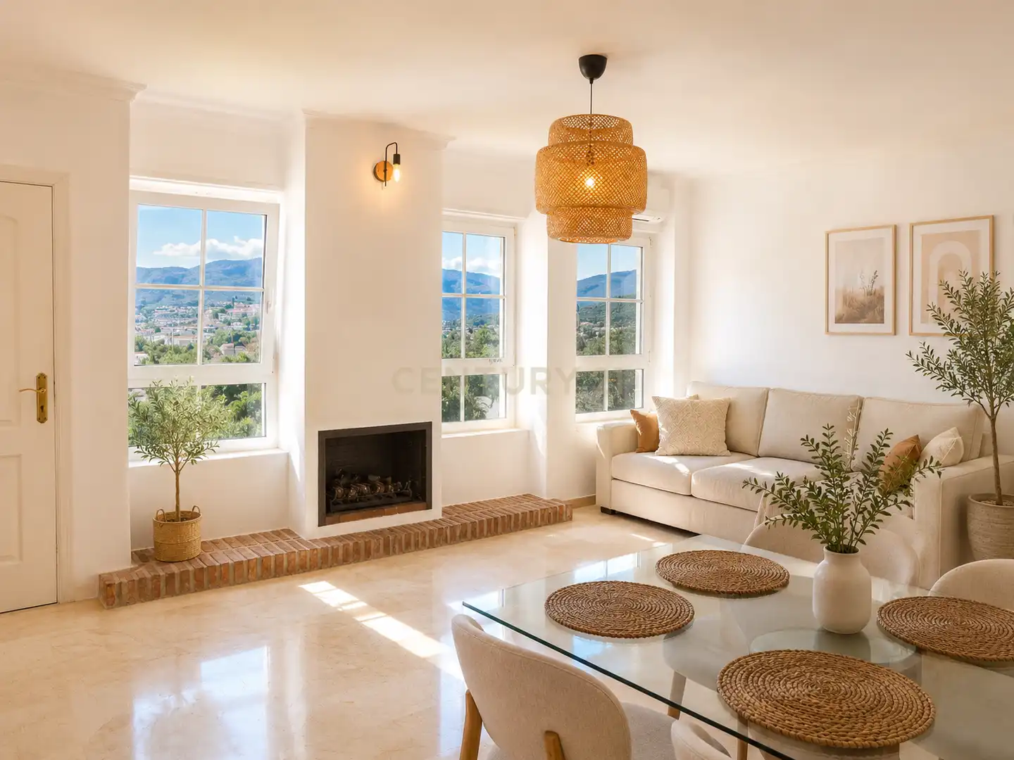 Sala d'estar de Casa o xalet en venda en Alhaurín de la Torre amb Aire condicionat, Jardí privat i Traster
