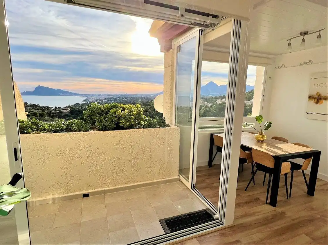 Balcony of Houses for rent in Altea  with Air Conditioner, Heating and Swimming Pool