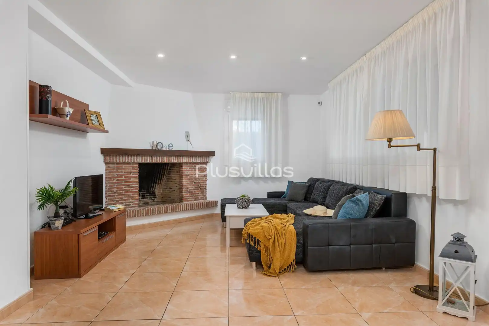 Sala d'estar de Casa o xalet en venda en Calpe / Calp
