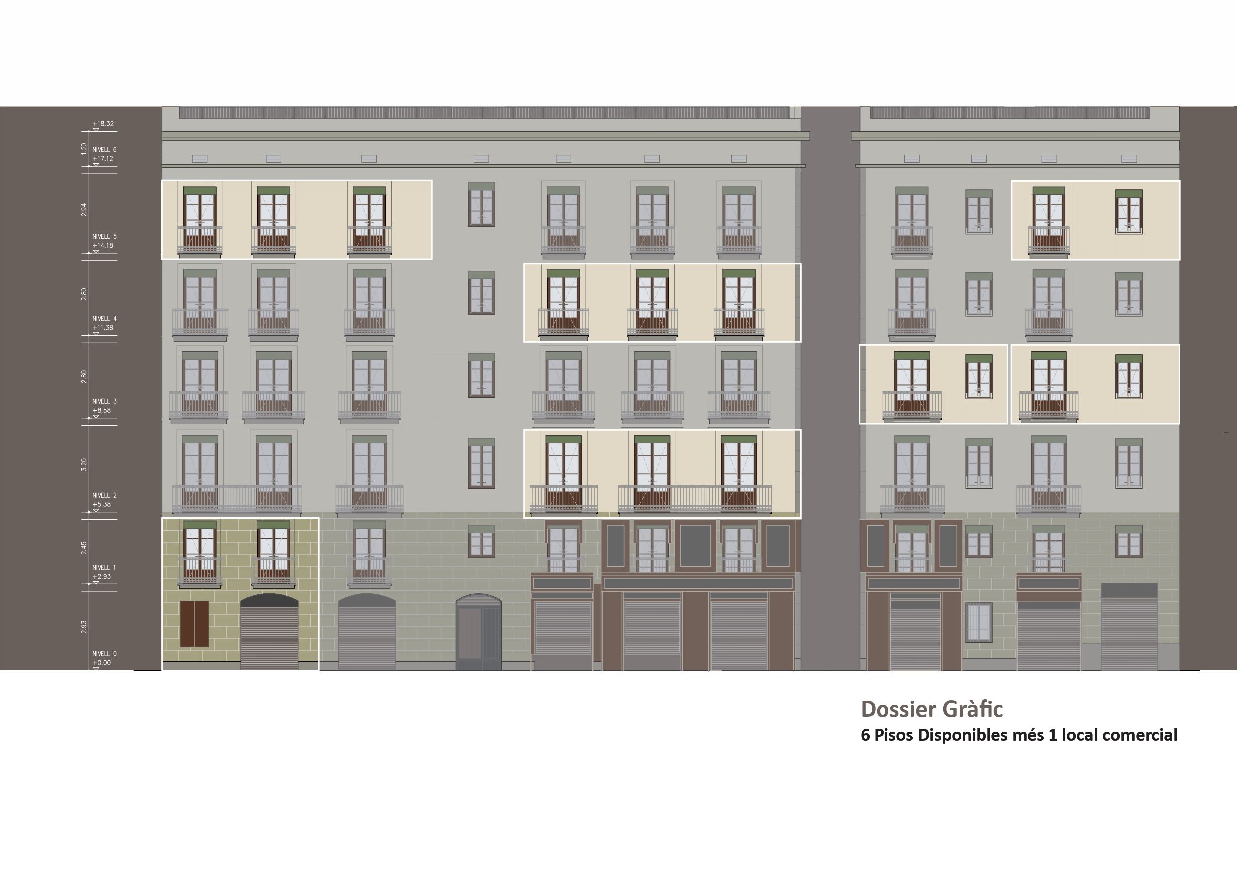 Vista exterior de Edifici en venda en  Barcelona Capital