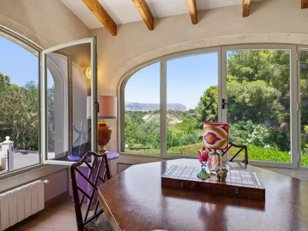Esszimmer von Haus oder Chalet zur Miete in Jávea / Xàbia mit Heizung, Privatgarten und Terrasse