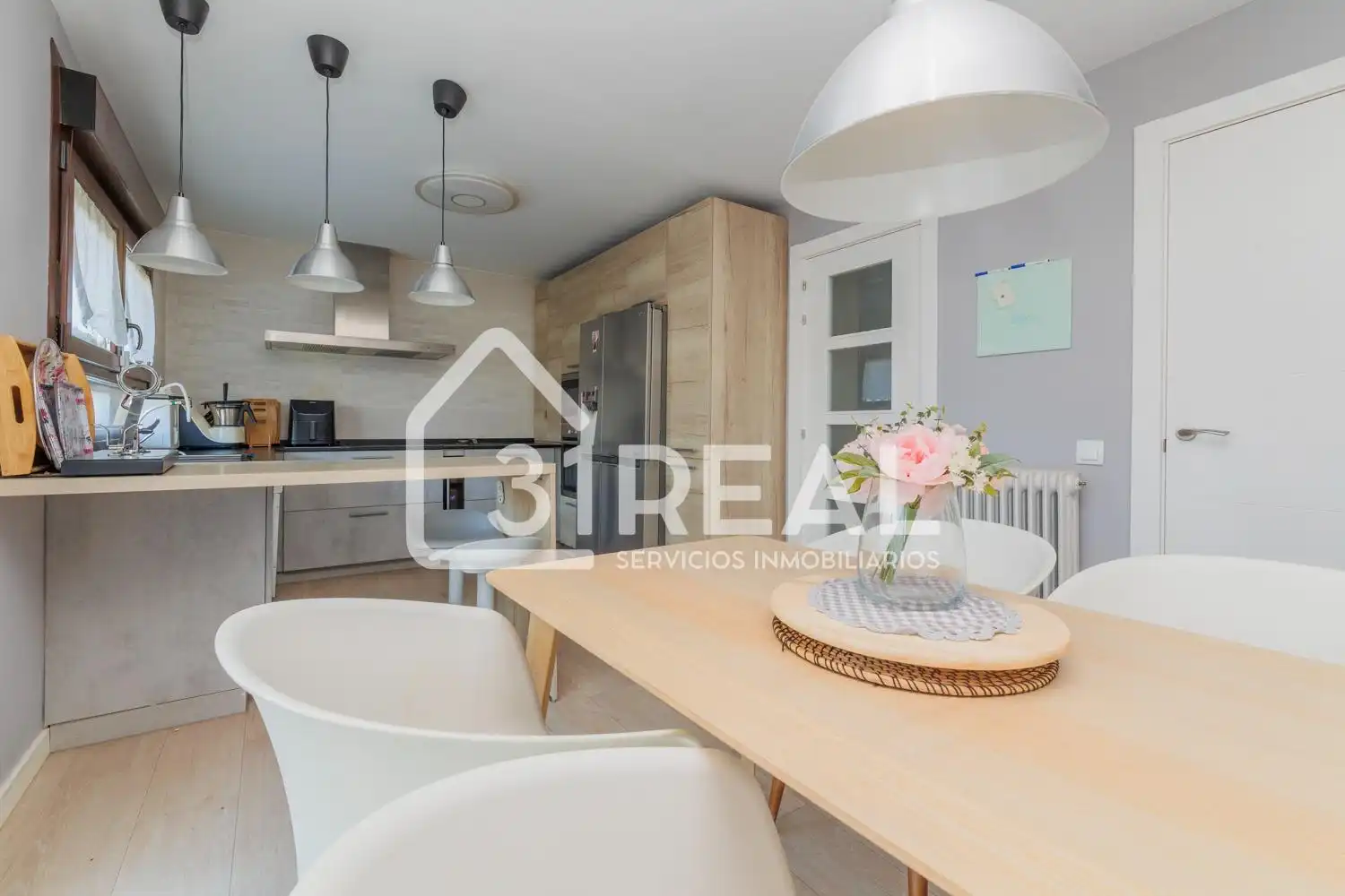 Kitchen of Houses for sale in Madrid  with Air Conditioner, Heating and Private garden