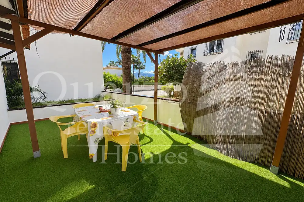 Terraza de Apartamento en venta en Dénia con Calefacción, Jardín privado y Amueblado