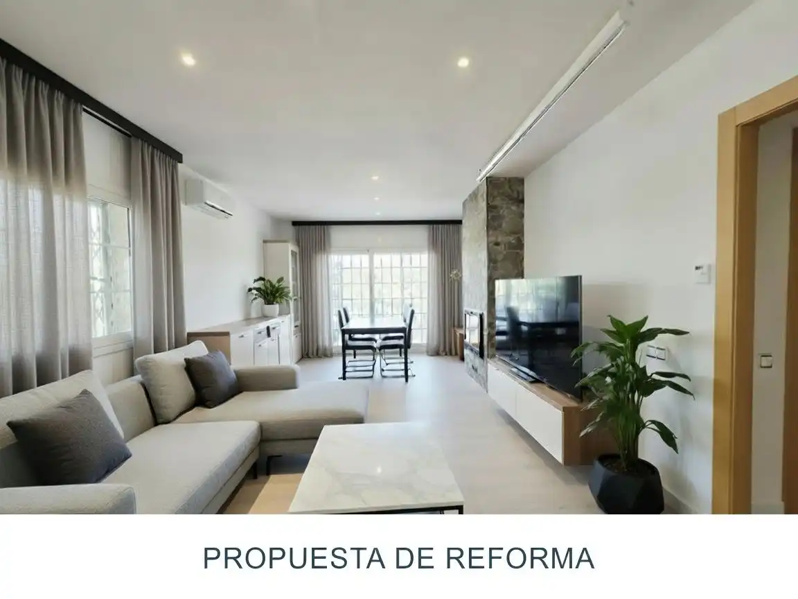 Sala de estar de Casa o chalet en venta en Vallirana con Aire acondicionado, Calefacción y Jardín privado