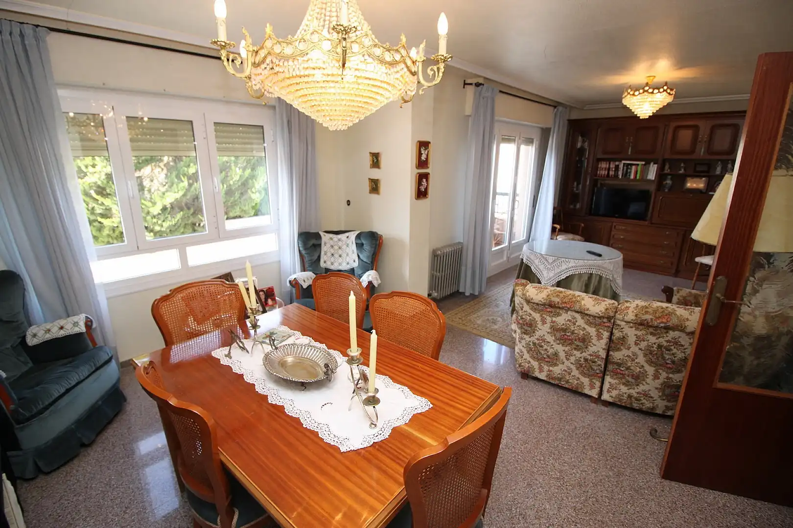 Esszimmer von Maisonette zum Verkauf in Monóvar  / Monòver mit Klimaanlage, Heizung und Terrasse