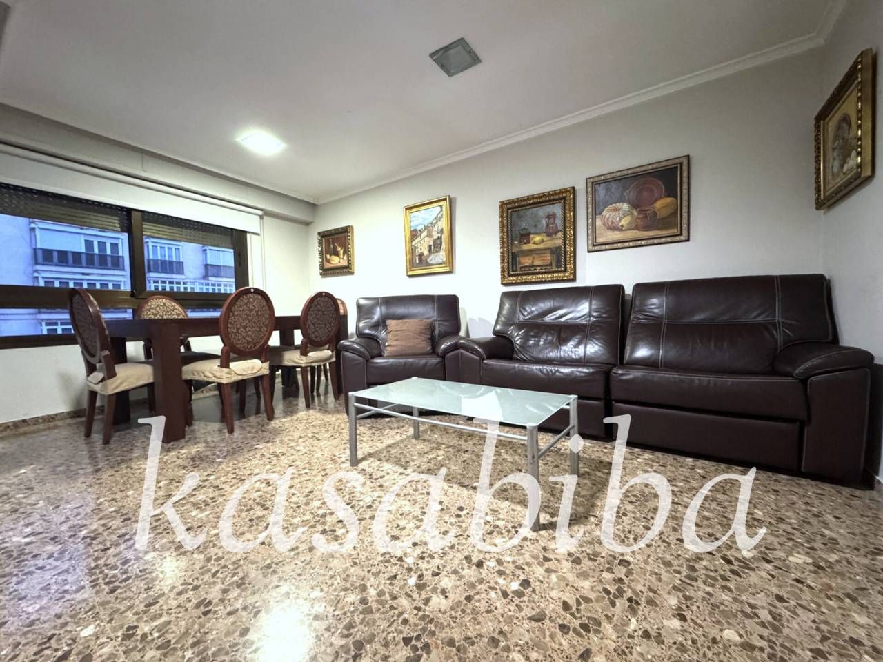 Living room of Flat to rent in  Valencia Capital  with Air Conditioner, Heating and Furnished