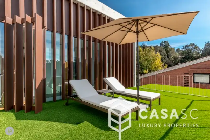 Terrace of Houses for sale in Sant Cugat del Vallès  with Air Conditioner, Heating and Private garden