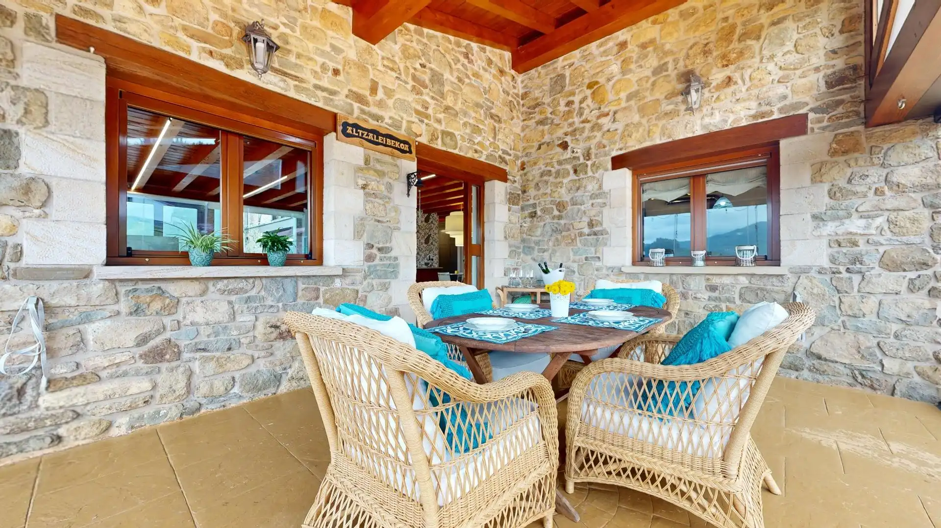 Casa a schiera con terrazza in vendita a Calle Barrio Ilunzar, imagen 6