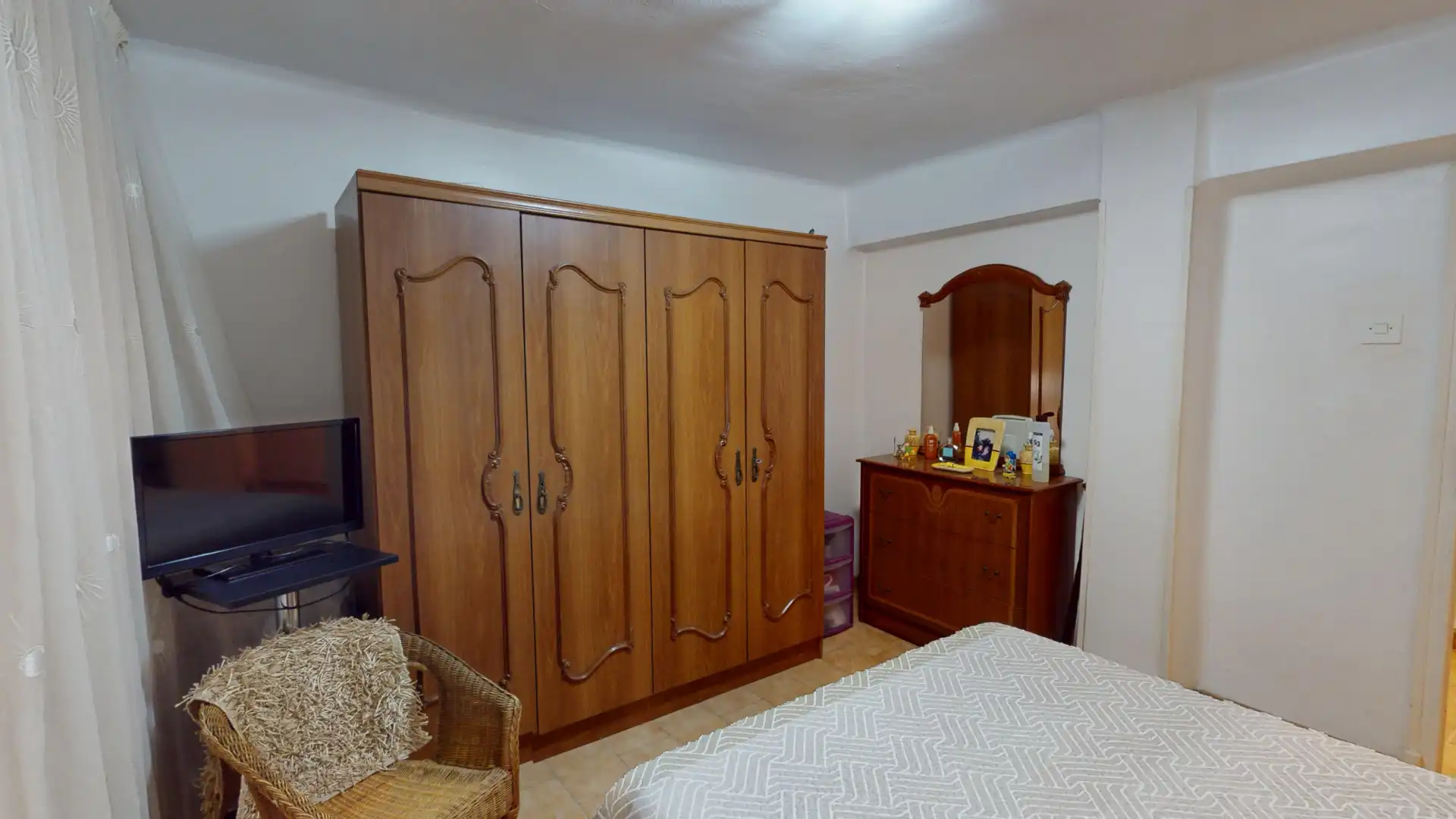 Bedroom of Flat for sale in Benidorm  with Air Conditioner, Furnished and TV