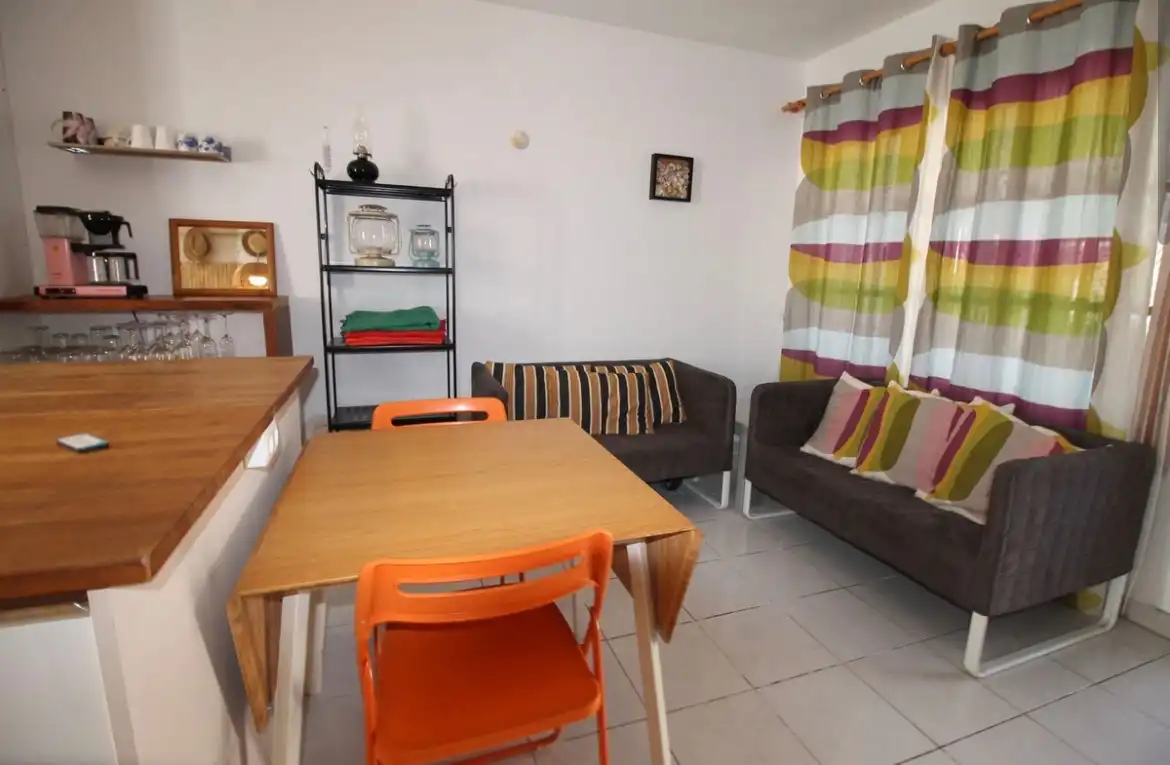 Living room of Flat for sale in Mijas  with Air Conditioner, Private garden and Terrace