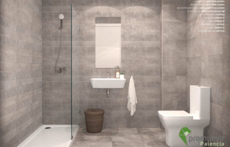 Bathroom of Flat for sale in Palencia Capital  with Heating and Terrace