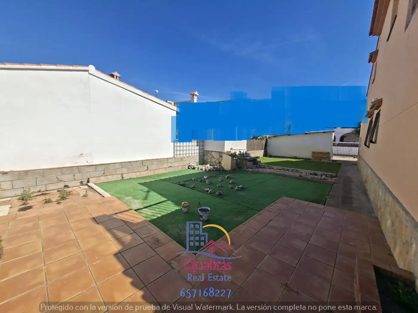 Jardín de Casa o chalet de alquiler en Oliva con Aire acondicionado, Jardín privado y Terraza