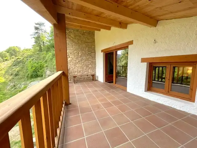 Terrassa de Finca rústica en venda en Borredà amb Calefacció, Jardí privat i Terrassa