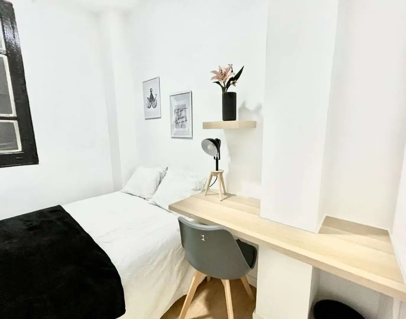 Habitación de Piso para compartir en Madrid con Aire acondicionado, Calefacción y Terraza