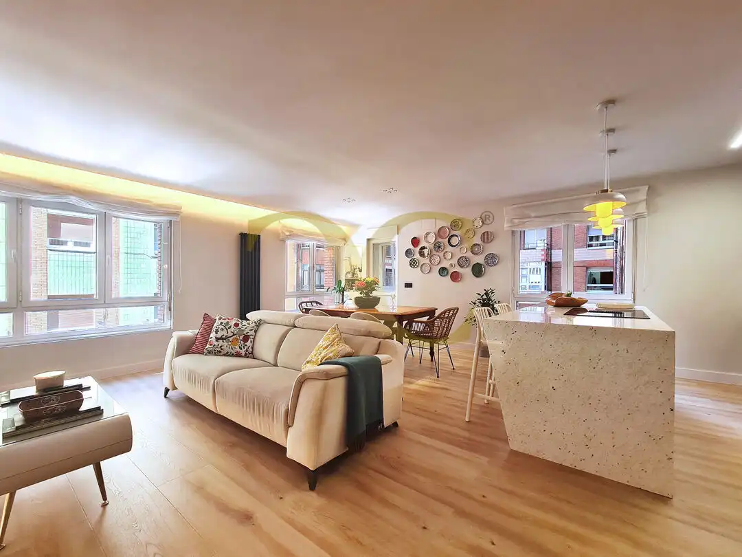 Wohnzimmer von Wohnung zum Verkauf in Gijón  mit Heizung und Möbliert