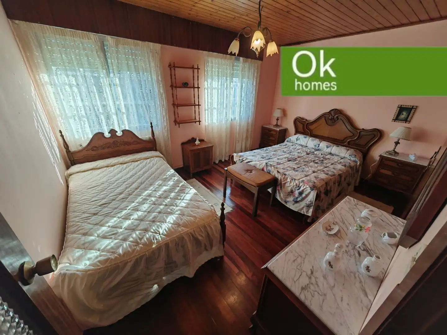 Habitación de Casa adosada en venta en Vilasantar con Calefacción, Jardín privado y Parquet