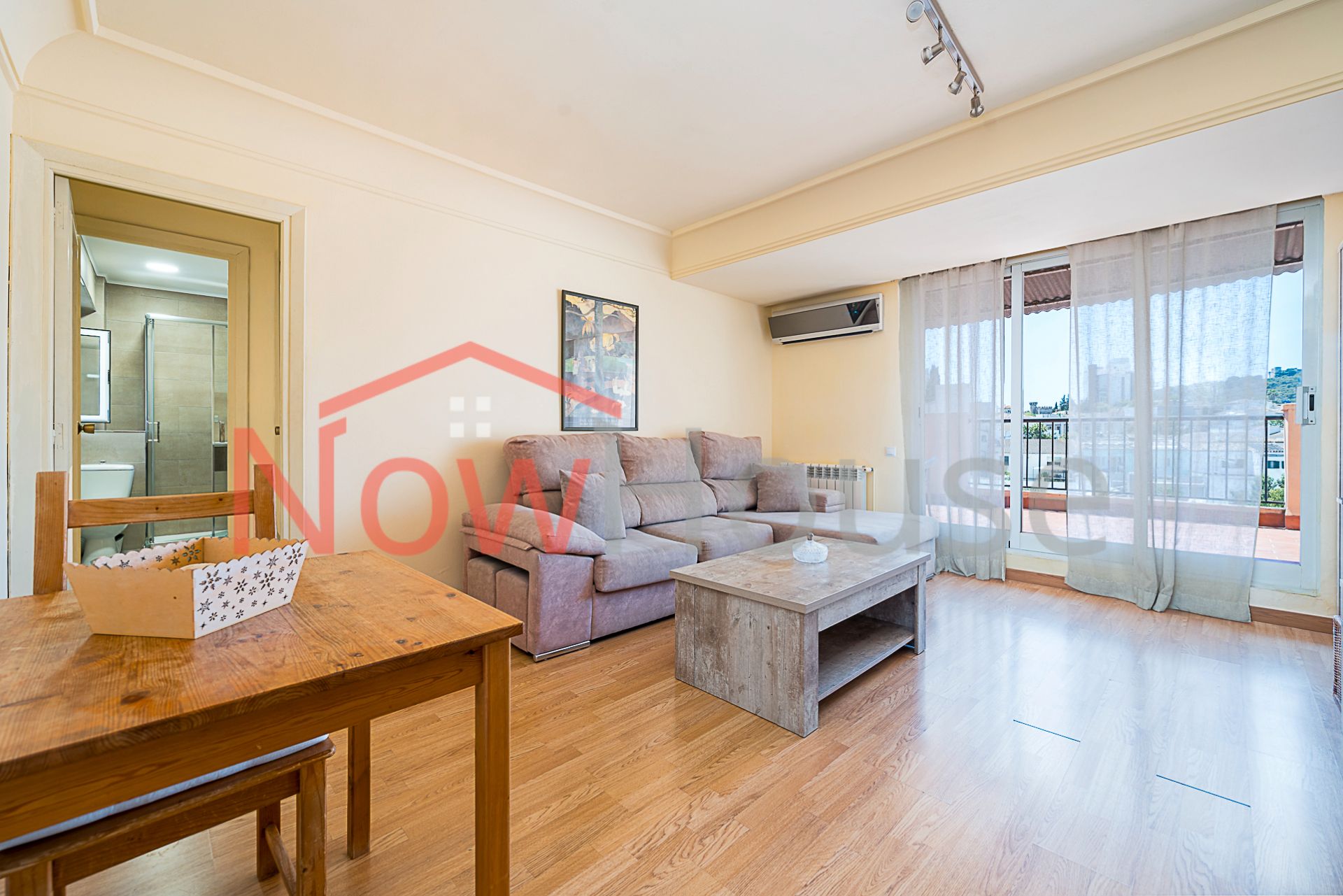 Sala d'estar de Àtic en venda en  Palma de Mallorca amb Aire condicionat, Calefacció i Terrassa