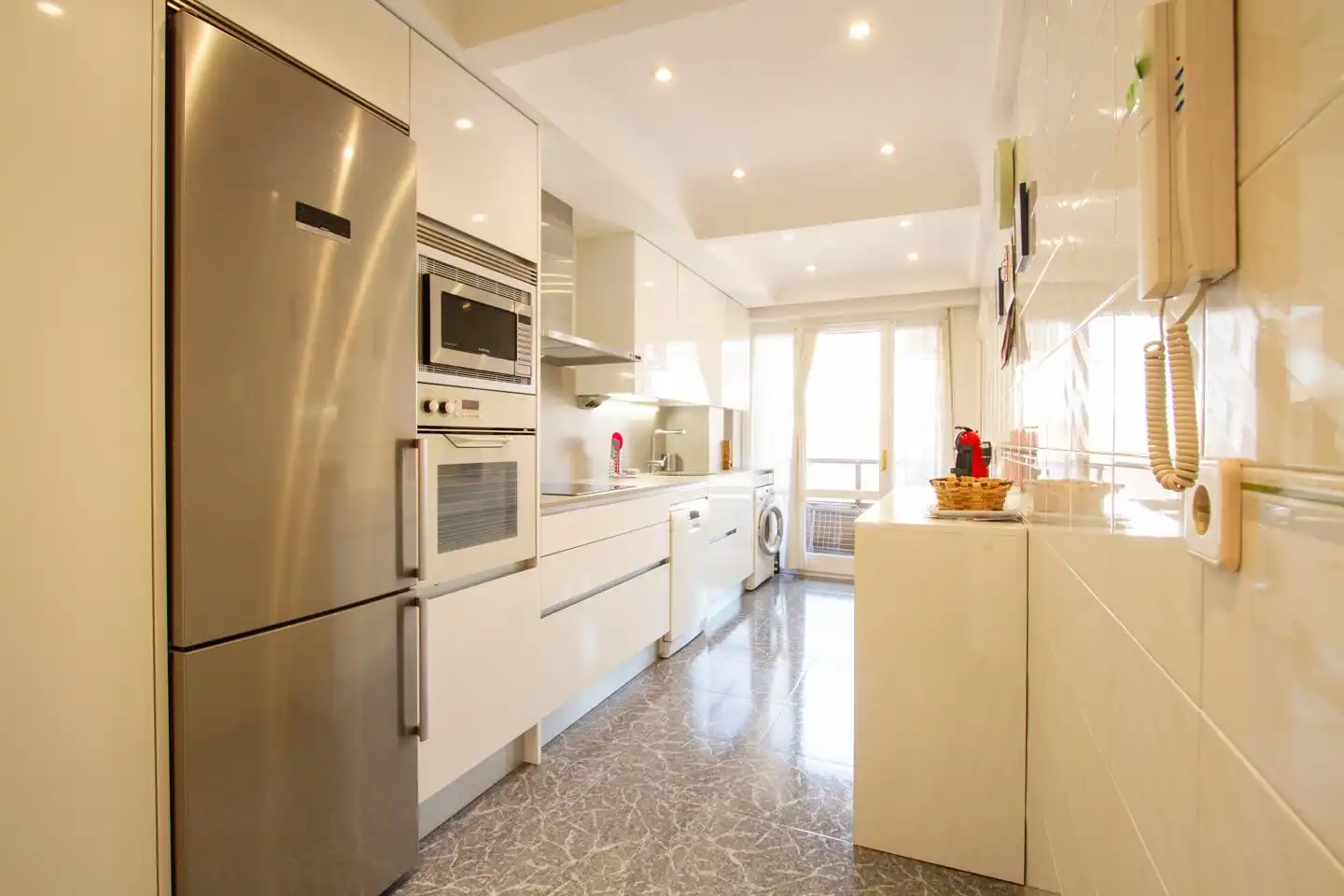 Küche von Maisonette zum Verkauf in Villava / Atarrabia mit Klimaanlage, Heizung und Terrasse