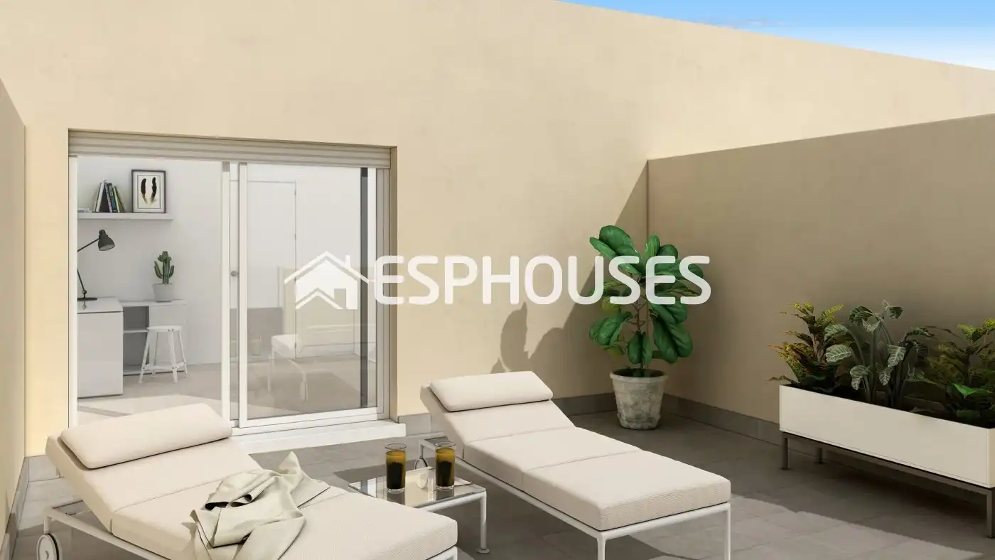 Terraza de Casa o chalet en venta en La Manga del Mar Menor con Terraza, Balcón y Piscina comunitaria