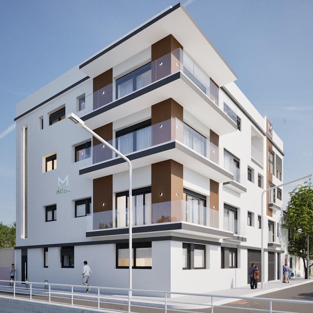 Vista exterior de Pis en venda en Vilanova i la Geltrú amb Calefacció, Traster i Balcó