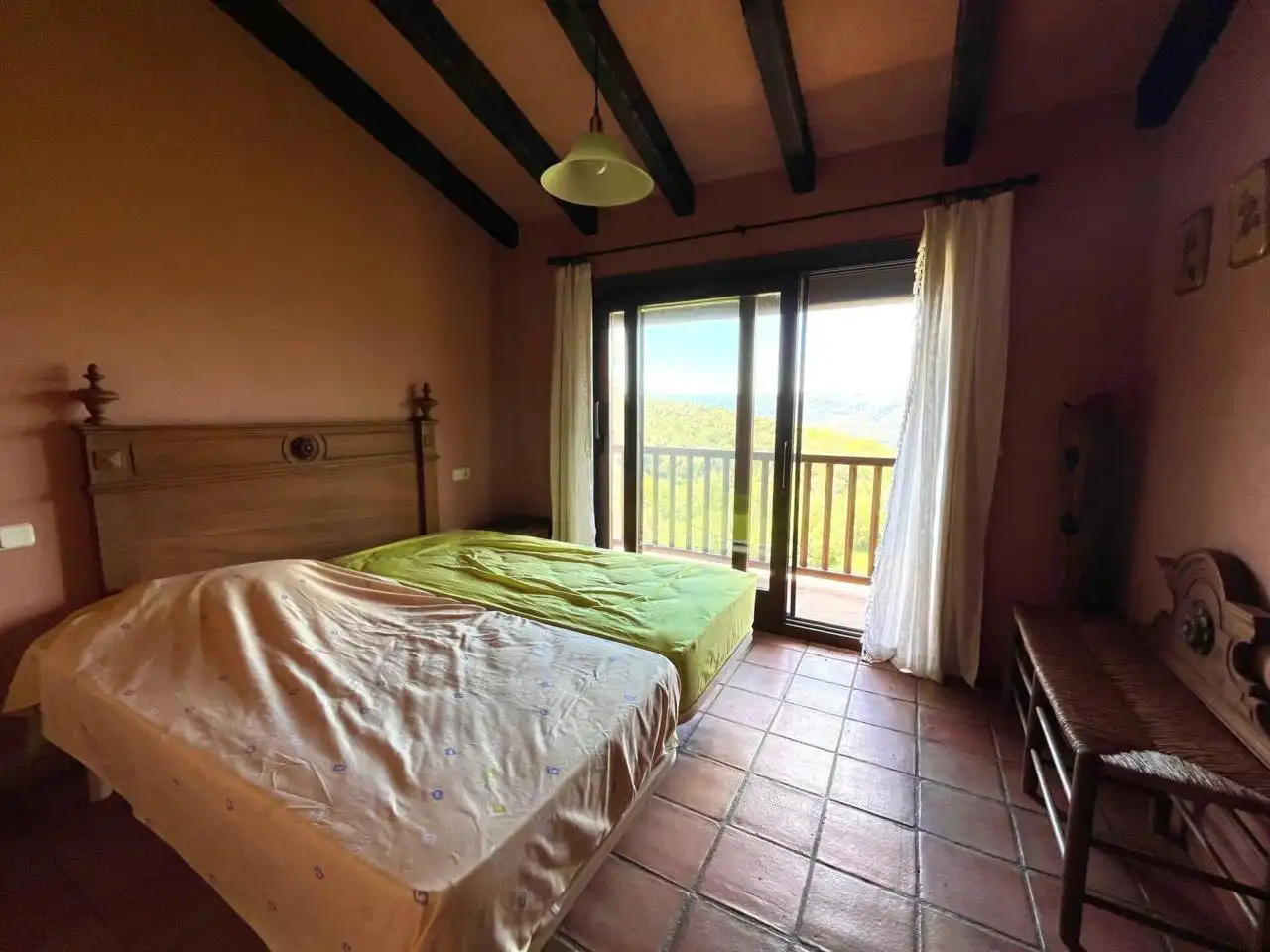 Habitación de Finca rústica en venta en Sant Aniol de Finestres con Calefacción, Jardín privado y Terraza