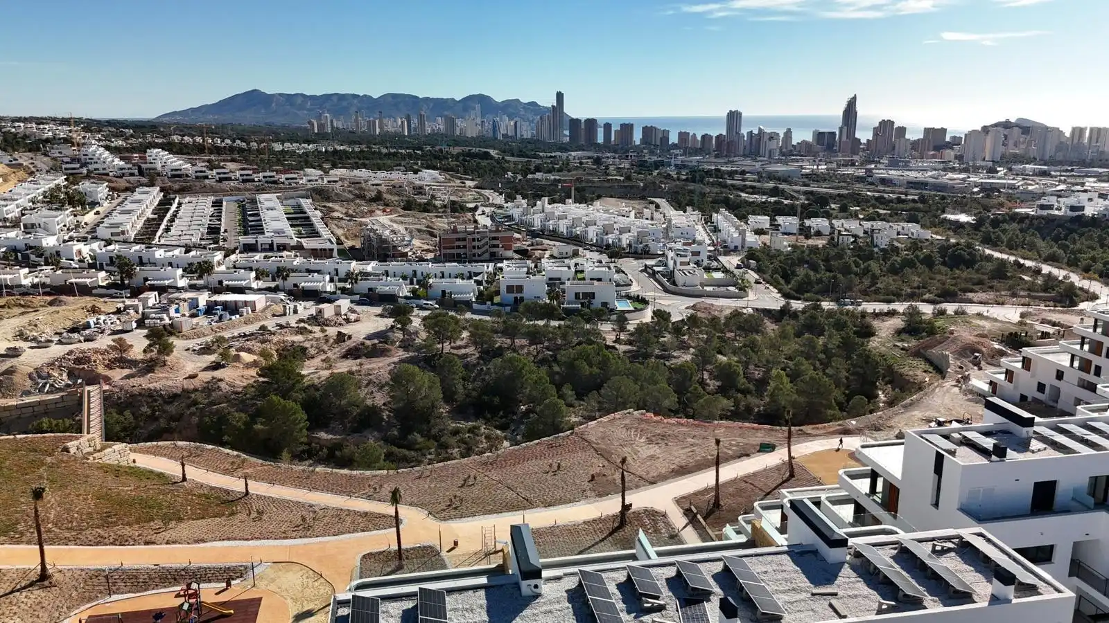 Exterior view of Flat for sale in Finestrat  with Air Conditioner, Heating and Private garden
