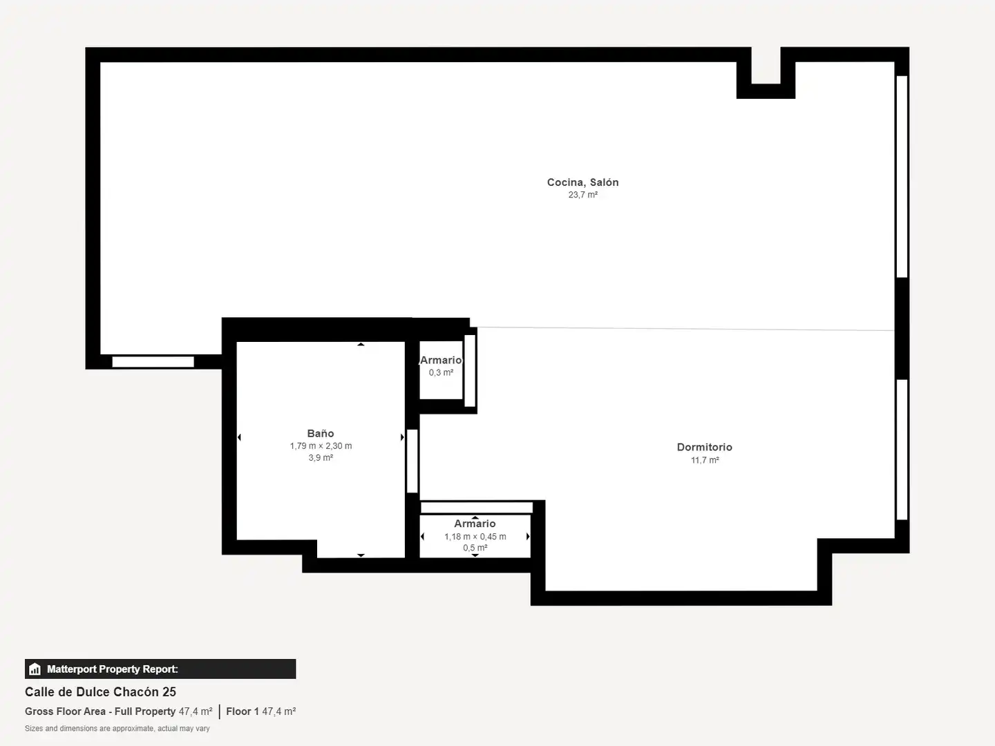 Wohnung zur Miete in Madrid mit Klimaanlage, Terrasse und Abstellraum