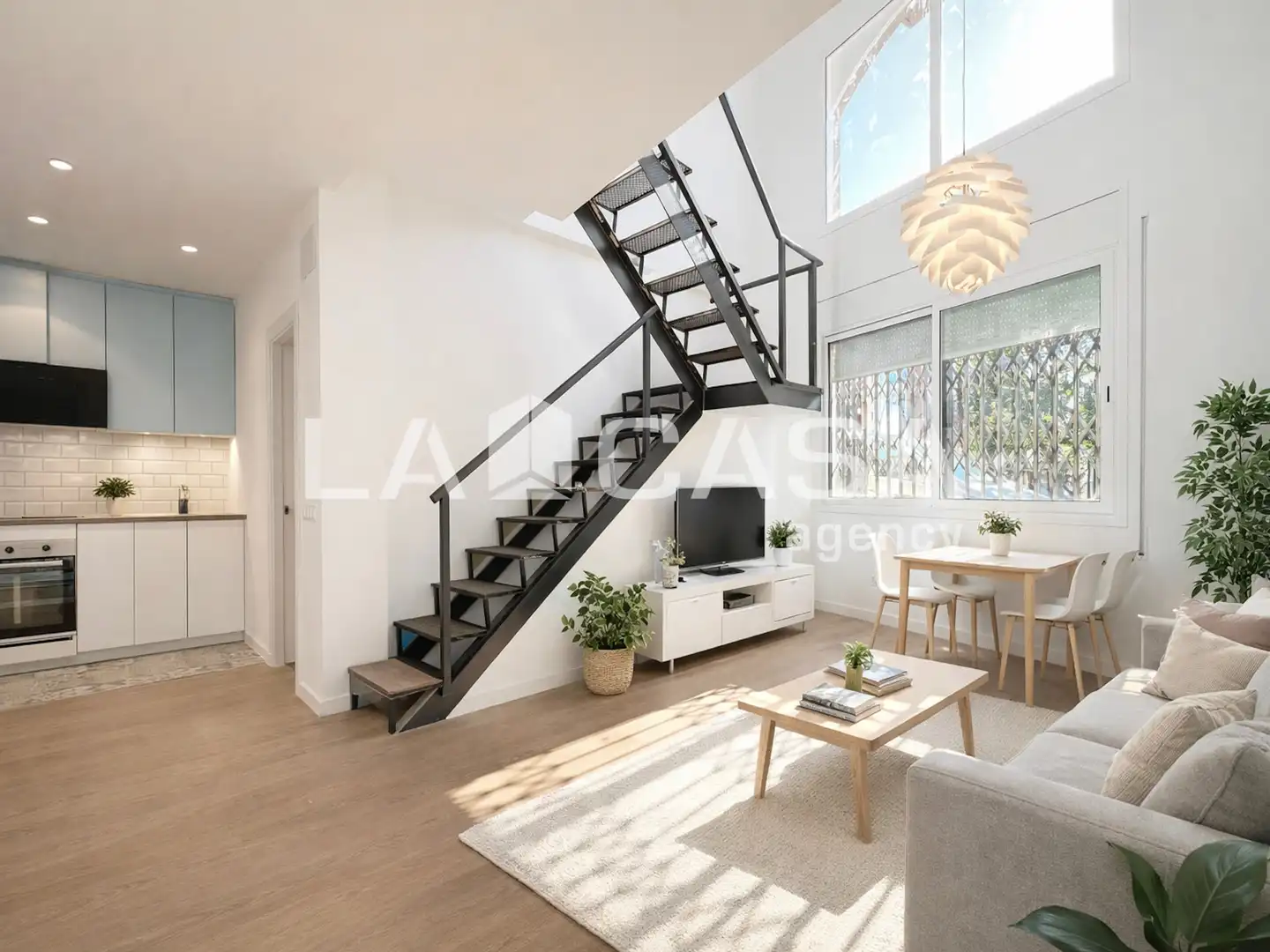Schlafzimmer von Maisonette zum Verkauf in Badalona mit Klimaanlage