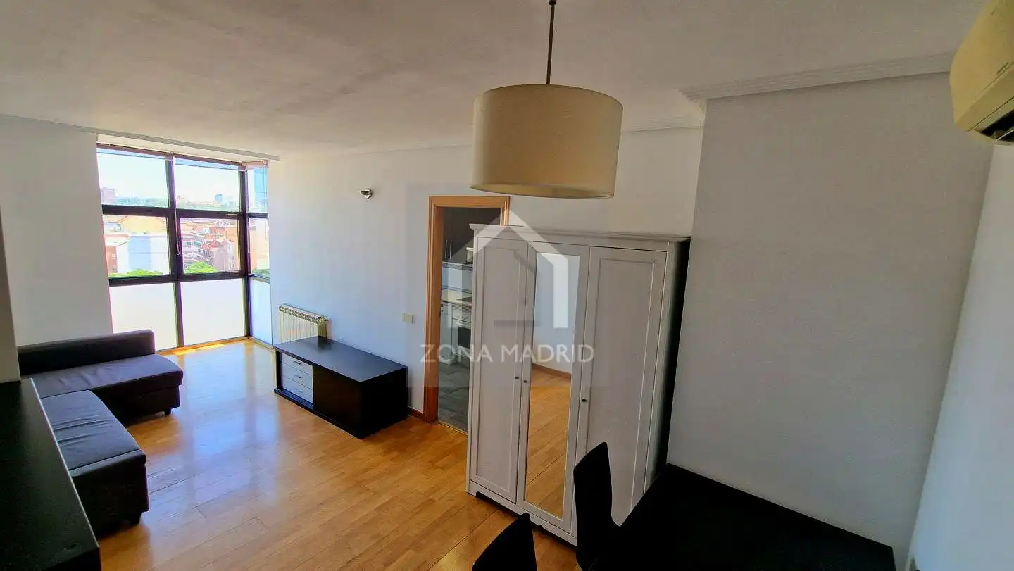 Sala de estar de Piso de alquiler en Madrid con Aire acondicionado y Amueblado