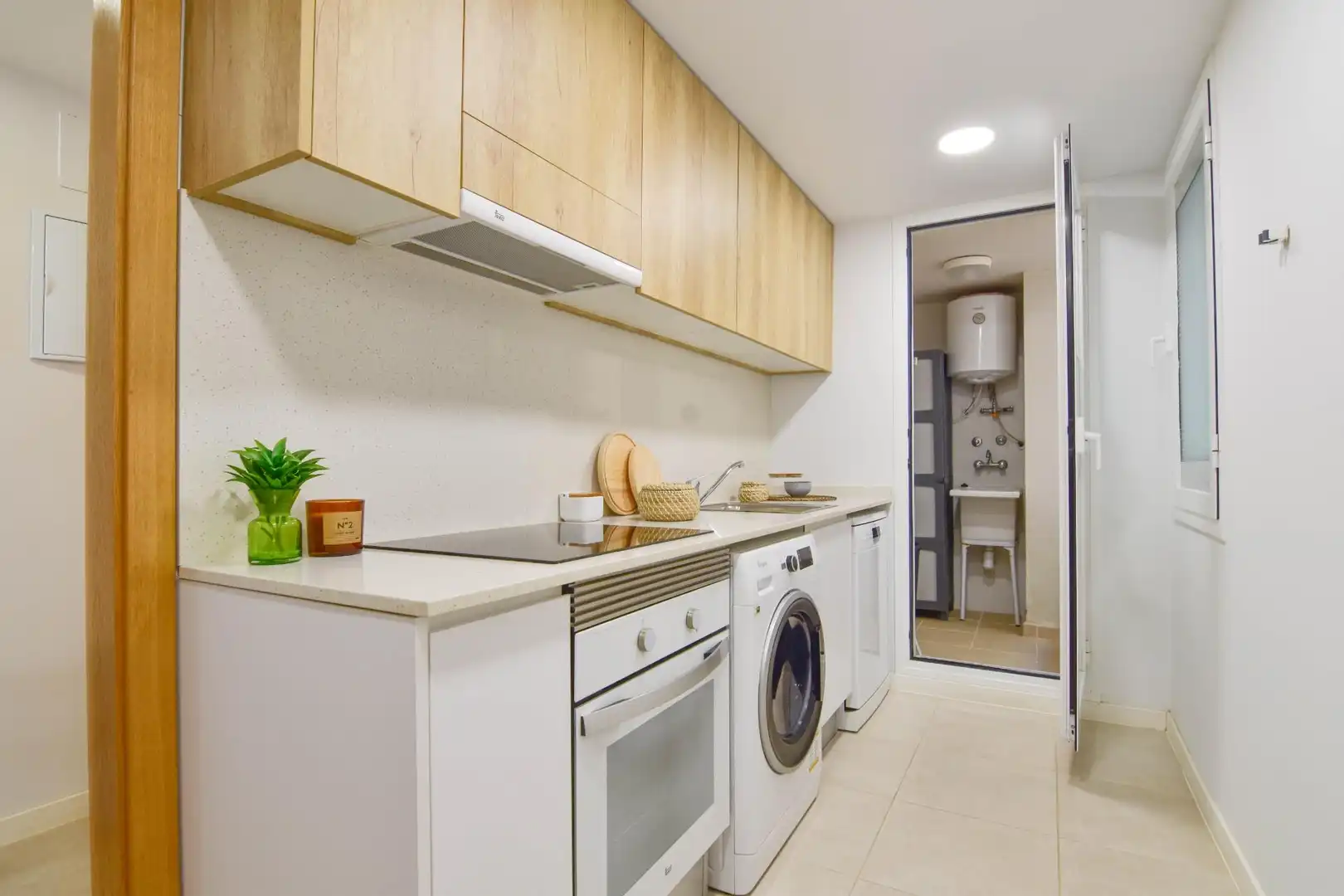 Kitchen of Flat for rent in El Puig de Santa Maria  with Air Conditioner, Heating and Private garden