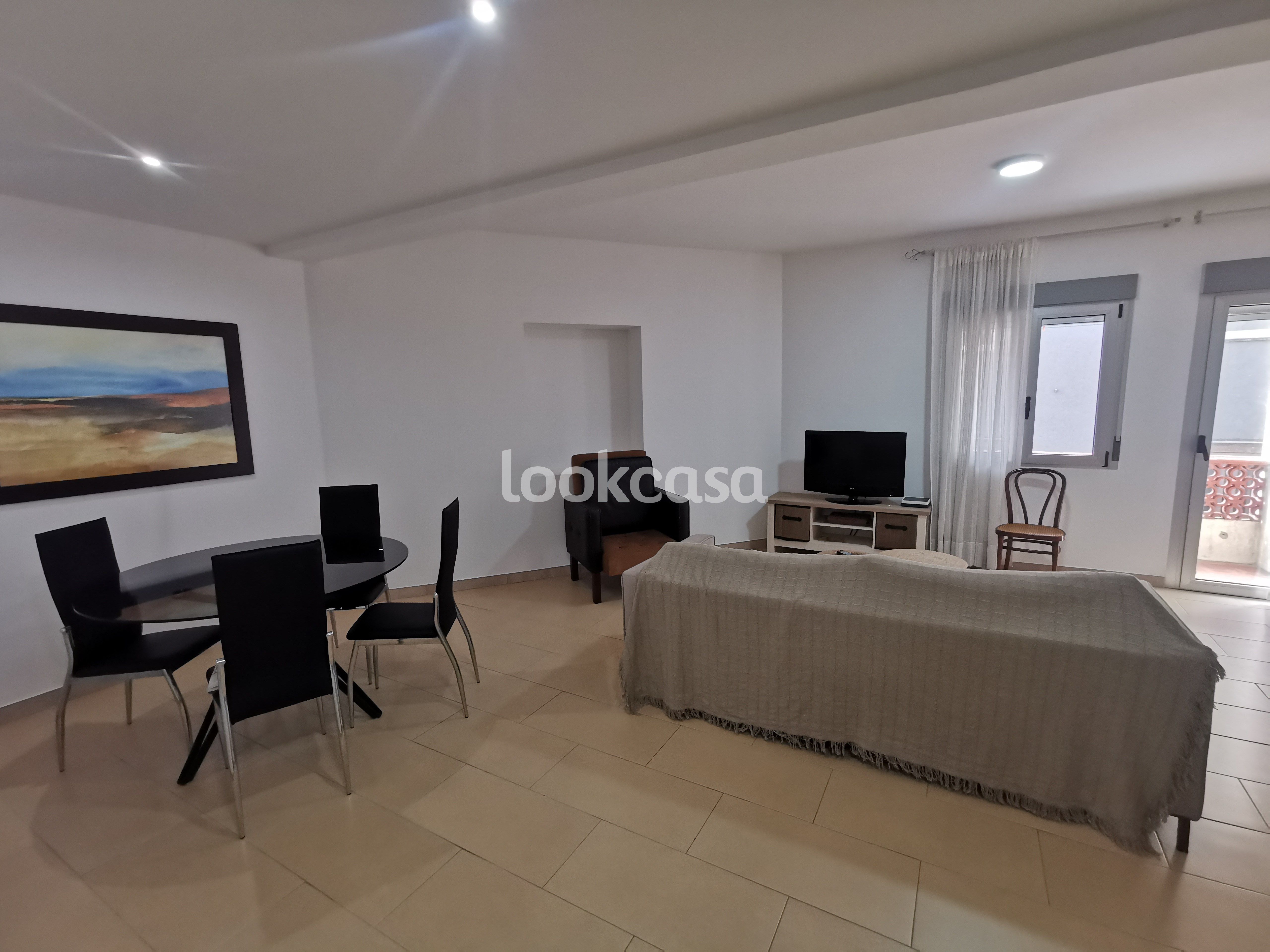 Living room of Flat for sale in Sanxenxo  with Heating, Furnished and Oven