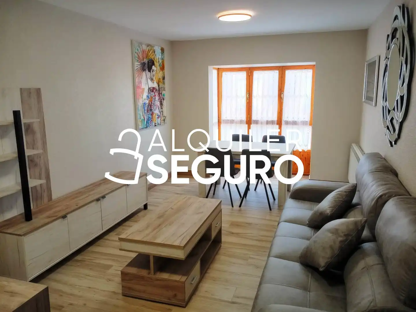 Wohnzimmer von Wohnung zur Miete in Fuensaldaña mit Heizung und Möbliert